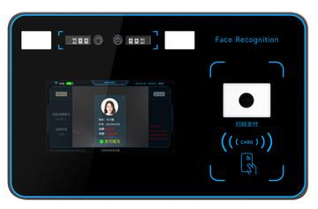P30-3D雙五寸掛式人臉消費機